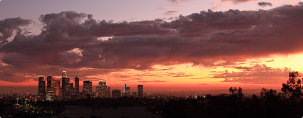 photo of a faraway cityscape